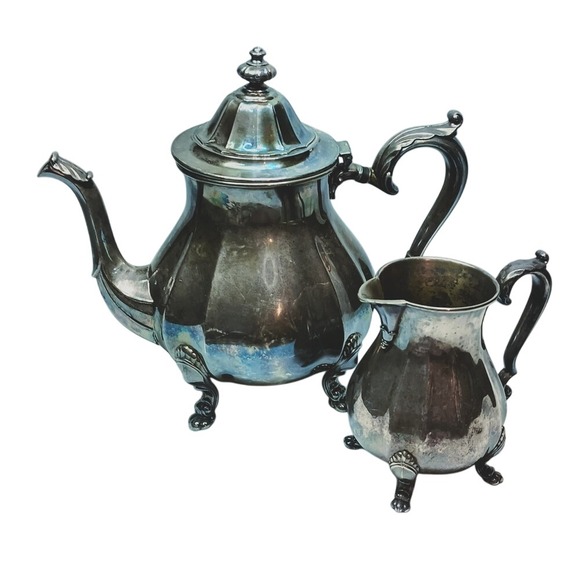 Chippendale teapot & and‎ smaller pot SKUH003 - Picture 1 of 8